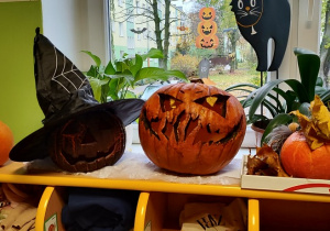 Kreatywna dynia zgłoszona do konkursu