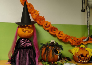 Kreatywna dynia zgłoszona do konkursu