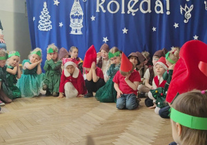 Dzieci z grupy II podczas swojego występu