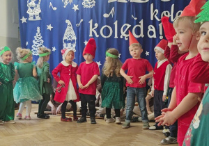 Dzieci z grupy II podczas swojego występu