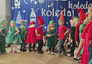 Dzieci z grupy II podczas swojego występu