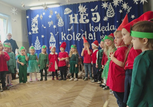 Dzieci z grupy II podczas swojego występu