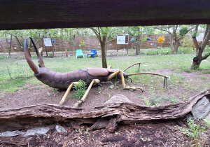 Dzieci zwiedzają park mikrokosmosu - utrwalenie wiedzy