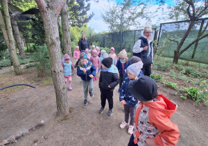 Dzieci zwiedzają park mikrokosmosu - utrwalenie wiedzy